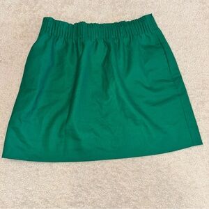 J. Crew Vibrant Green Mini Skirt